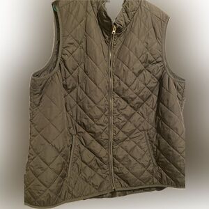 Old Navy Quilted Green Vest